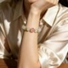 Chang’e’s Lunar Dawn White Agate Bracelet with Pink Agate (10mm) Chang’e’s Lunar Dawn White Agate Bracelet with Pink Agate (10mm)