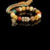 Pangu’s After the Divide Men’s Bone Bead Bracelet (12mm)