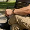 Pangu’s Earthheart Amber & Agarwood Bracelet with Phosphosiderite