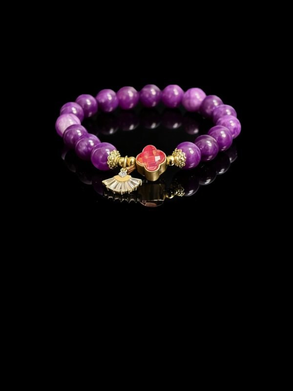 Nüwa’s Blessed Heart Amethyst Crystal Bracelet (11mm) Nüwa’s Blessed Heart Amethyst Crystal Bracelet (11mm)