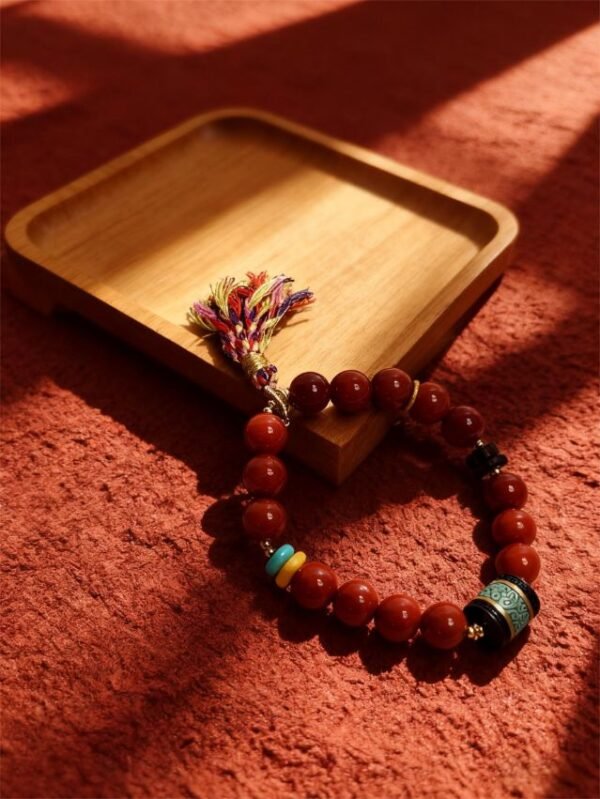Xingtian’s Bound Resolve Red Agate Wrap Bracelet (10mm) Xingtian’s Bound Resolve Red Agate Wrap Bracelet (10mm)