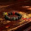Shennong’s Field Moss Agate Bracelet with Red Agate (10mm) Shennong’s Field Moss Agate Bracelet with Red Agate (10mm)