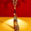 Pangu’s Sacred Origin Dzi Bead Necklace with Agate & Turquoise