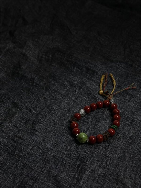 Xingtian’s Unyielding Core Red Agate Bracelet with Turquoise (10mm) Xingtian’s Unyielding Core Red Agate Bracelet with Turquoise (10mm)