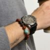Xingtian’s War Totem Red Agate Bracelet with Agarwood & Turquoise (10mm) Xingtian’s War Totem Red Agate Bracelet with Agarwood & Turquoise (10mm)