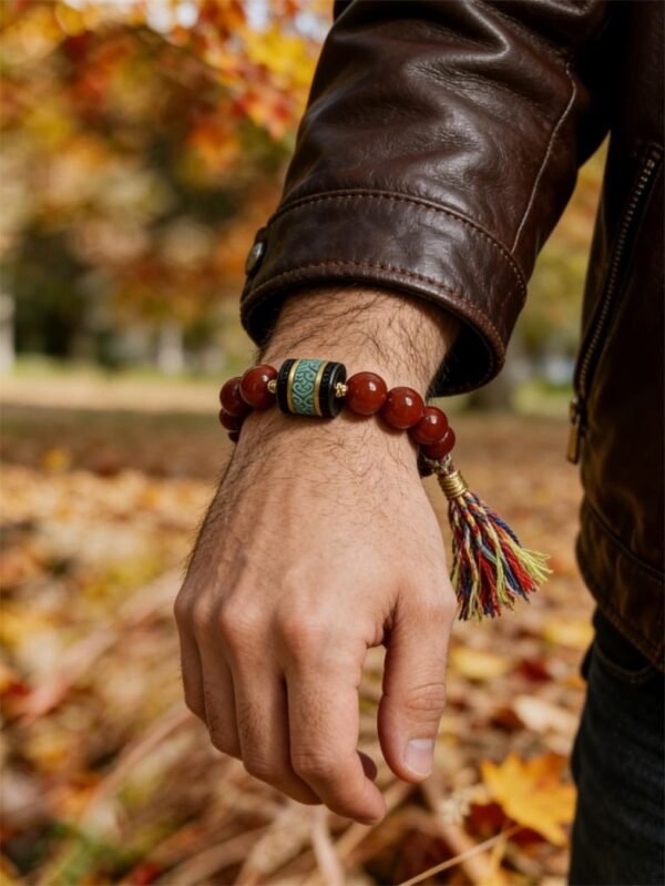 Xingtian’s Bound Resolve Red Agate Wrap Bracelet (10mm) Xingtian’s Bound Resolve Red Agate Wrap Bracelet (10mm)