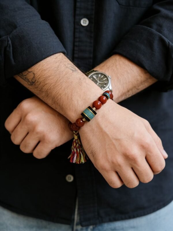 Xingtian’s Bound Resolve Red Agate Wrap Bracelet (10mm) Xingtian’s Bound Resolve Red Agate Wrap Bracelet (10mm)